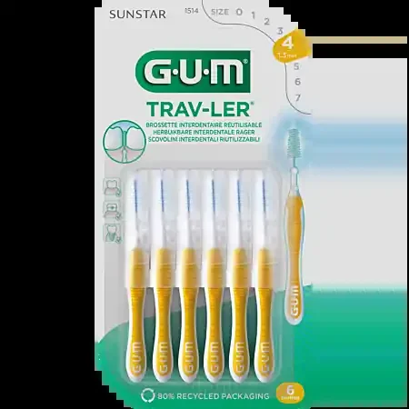 Gum Trav-ler Brossettes Interdentaires 1514 1,3mm x6