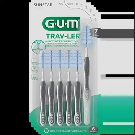 Gum Trav-ler Brossettes Interdentaires 1619 2,6mm x6