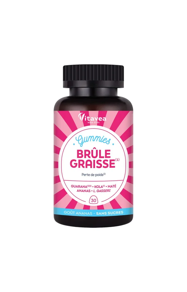 Gummies brûle graisse – Guarana & maté – 1 mois