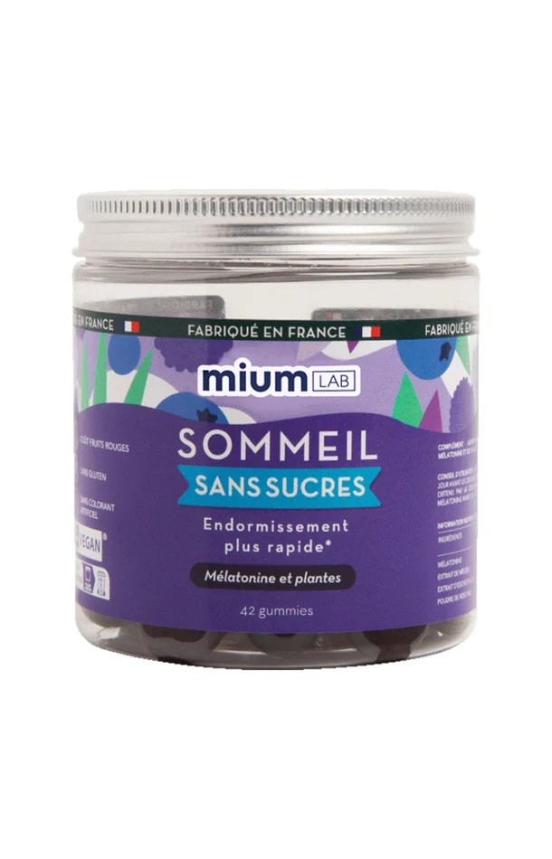 Gummies sommeil – Mûre & myrtille – Sans sucres – 21 jours