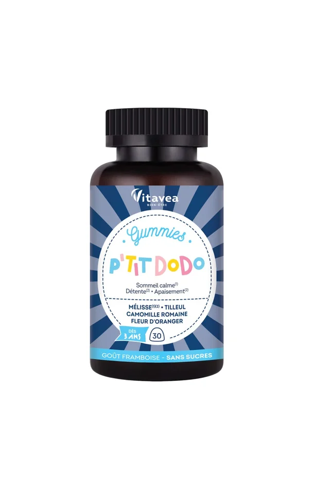 Gummies sommeil – P’tit dodo – Mélisse & tilleul – Enfant – 1 mois