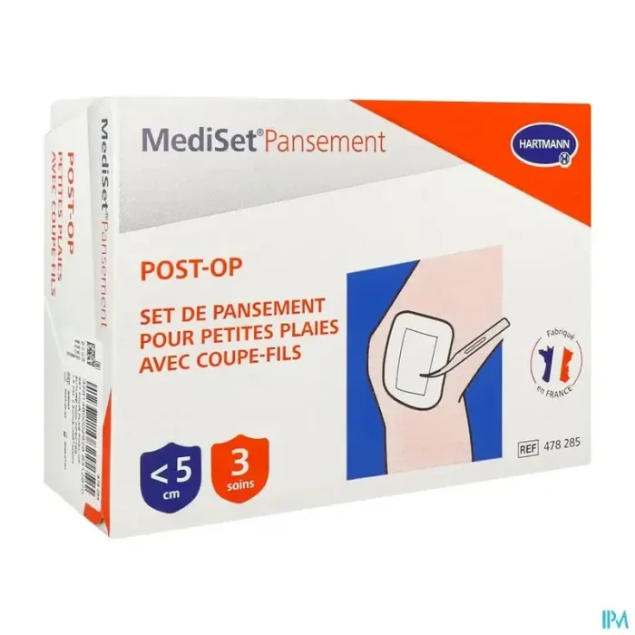 Hartmann mediset pansement postop petite plaie suturee 3