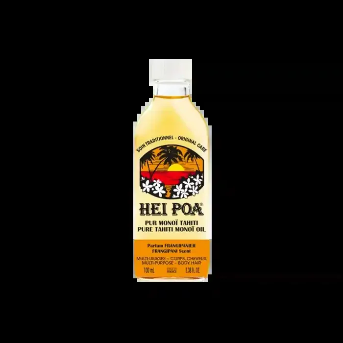 Hei Poa Pur Monoï de Tahiti Frangipanier 100ml