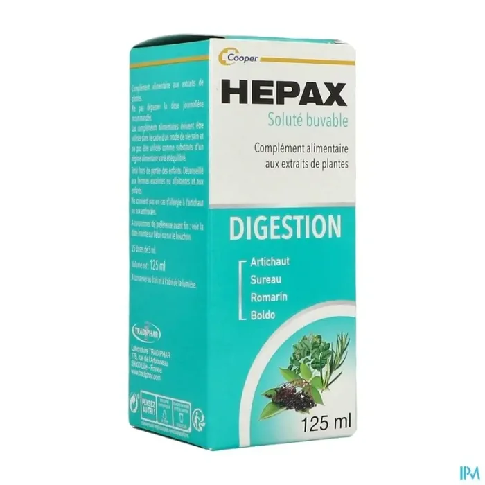 Hepax digestion solution buvable 125ml