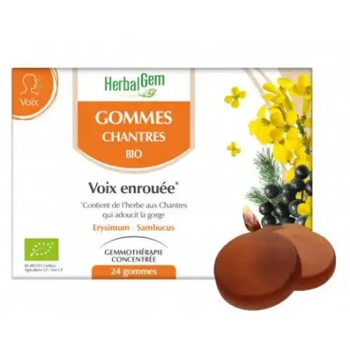 HERBALGEM GOMMES Chantres BIO – 24 Gommes