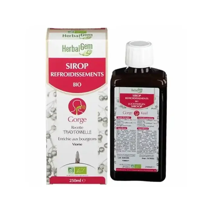 Herbalgem sirop refroidissement bio 150ml