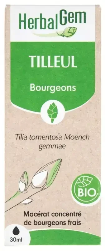 Herbalgem Tilleul Bio Macérats-Mères de Gemmothérapie Concentrée 30 ml