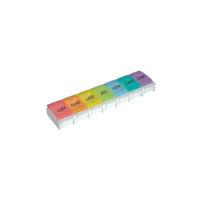 Hestec pilulier ergonomique facile 7 cases