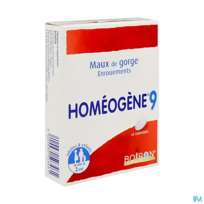 Homeogene 9 comprimé à sucer 60