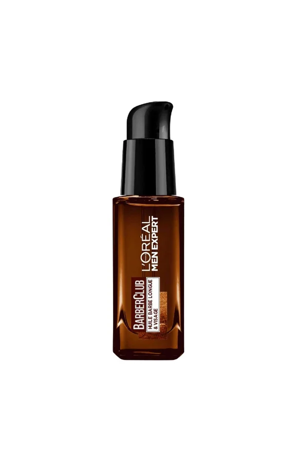 Huile à barbe – Men expert Barber Club – Bois de cèdre – Visage – 30 ml