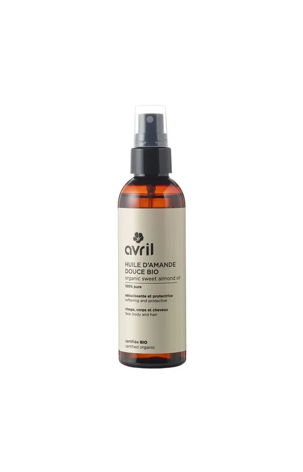 Huile d’amande douce bio – Visage, corps & cheveux – 100 ml