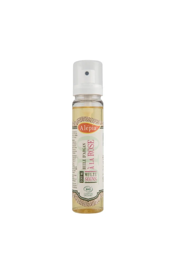 Huile d’argan bio – Rose – Visage, corps & cheveux – 100 ml