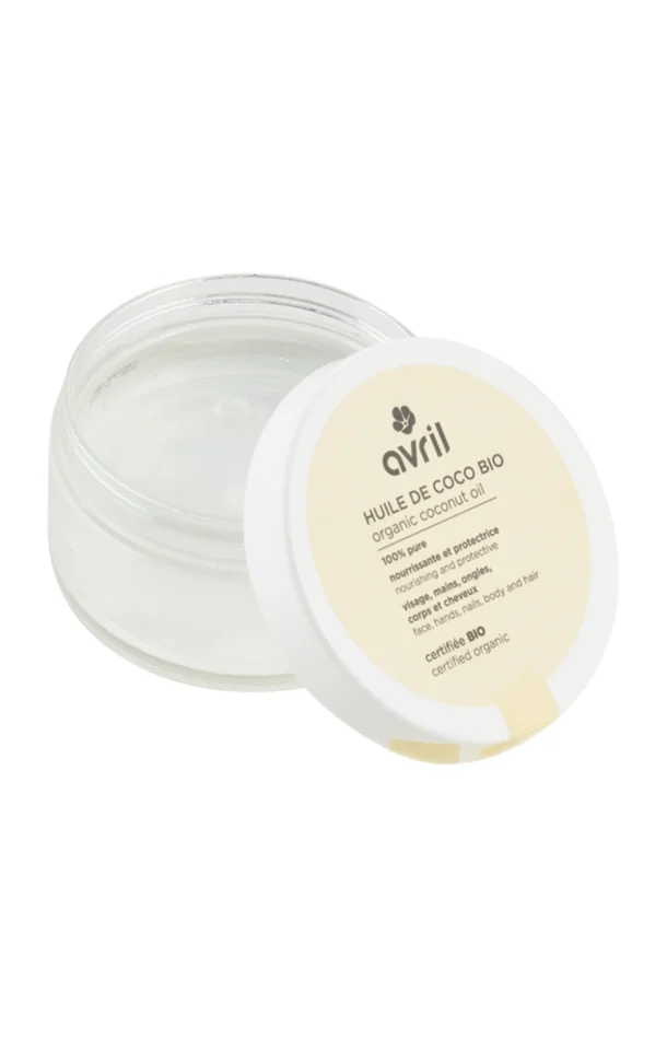 Huile de coco bio – Visage, corps & cheveux – 100 ml
