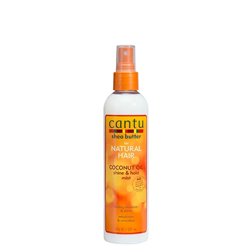 Huile de coco Cantu Shine & Brume Tenue 8oz