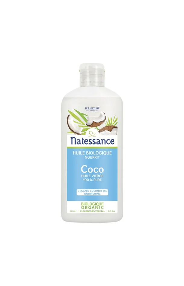 Huile de coco nourrissante bio – Peaux très sèches – 250 ml