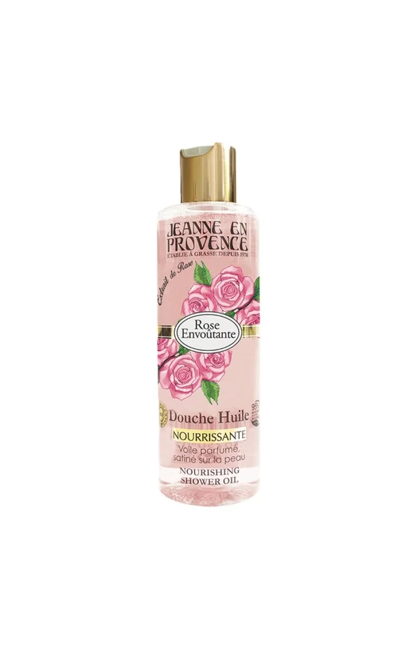Huile de douche nourrissante – Rose Envoûtante – 250 ml