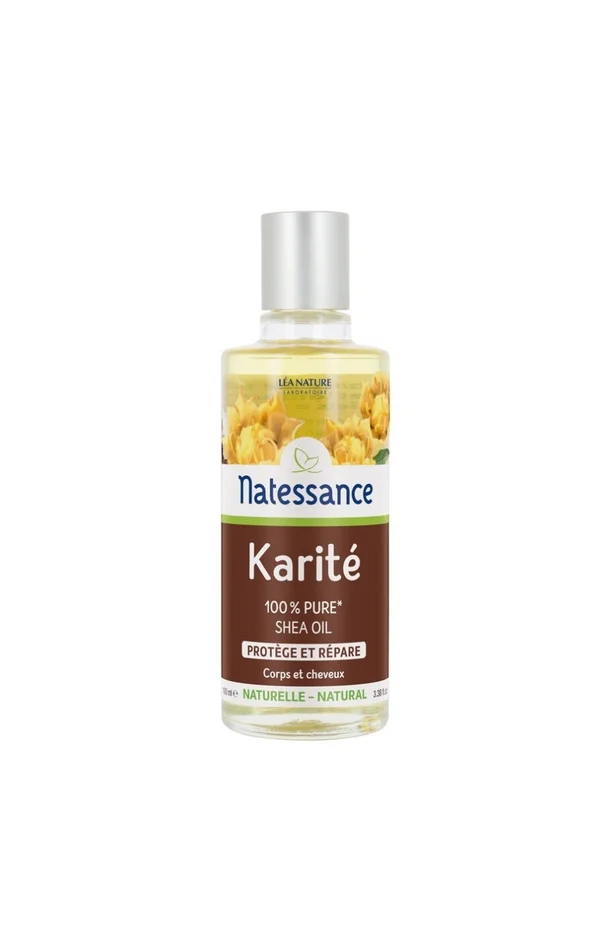 Huile de karité 100% pure – Corps & cheveux – 100 ml