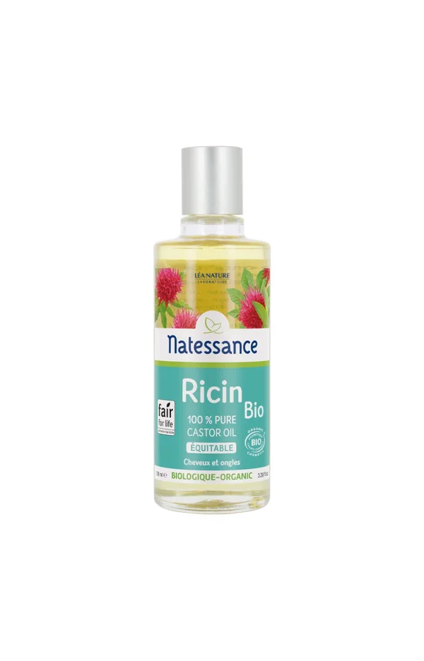 Huile de ricin bio 100% pure – Cheveux & ongles – 100 ml