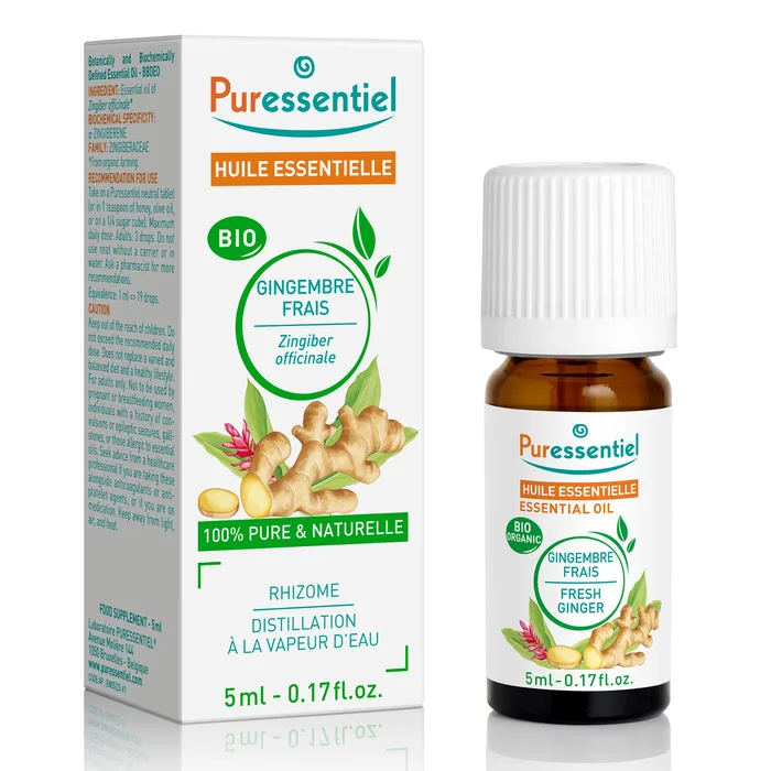 Huile Essentielle – Gingembre Frais Bio 5 ml