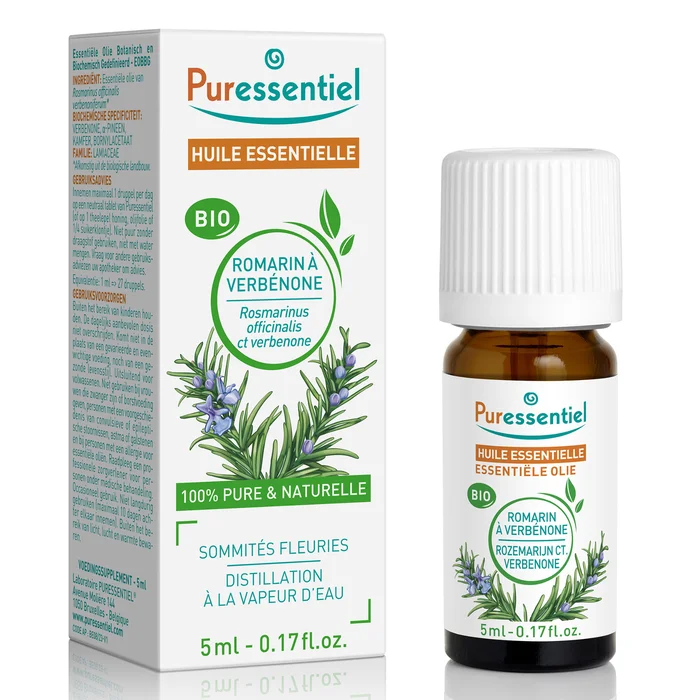 Huile Essentielle Bio – Romarin &agrave; Verb&eacute;none 5ml