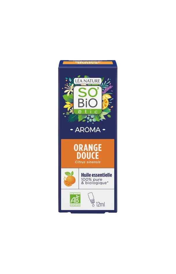 Huile essentielle d’orange douce bio – 12 ml