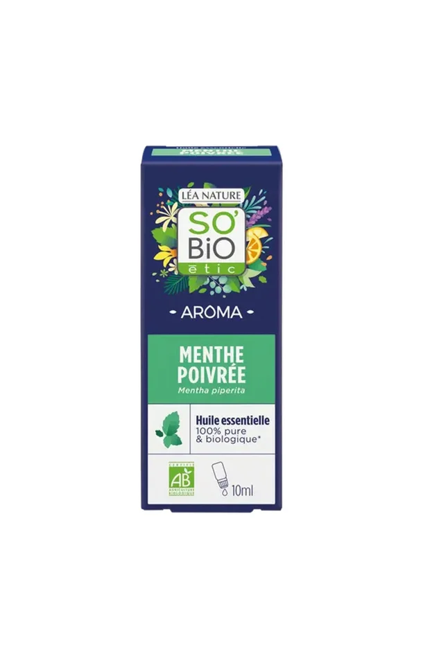 Huile essentielle menthe poivrée bio – 10 ml