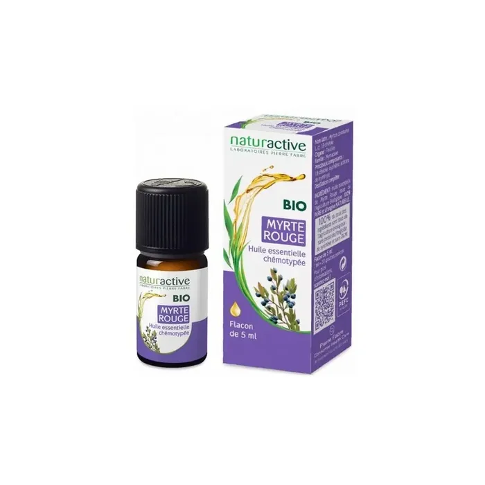 HUILE ESSENTIELLE MYRTE ROUGE BIO 5ML NATURACTIVE