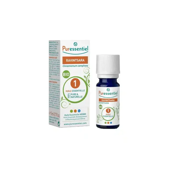 HUILE ESSENTIELLE RAVINTSARA BIO 10ML PURESSENTIEL