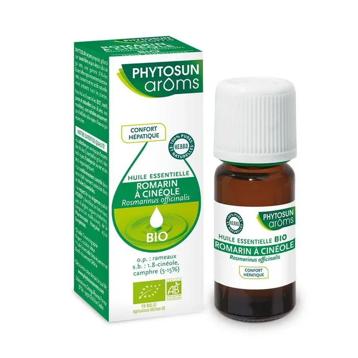 Huile Essentielle Romarin Cineole Bio Aroms 10ml phytosun-aroms