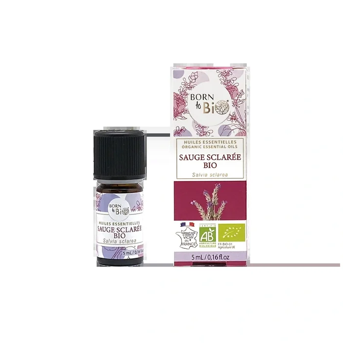Huile essentielle Sauge Sclarée Certifiée Bio