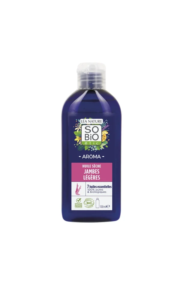 Huile sèche bio – Jambes légères – Corps – 100 ml