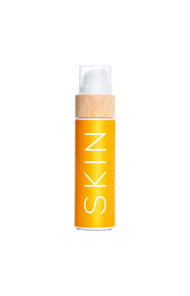 Huile sèche naturelle anti-vergetures – Mandarine – Corps – 110 ml