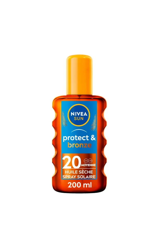 Huile solaire SPF 20 – Protect & Bronze – Corps – 200 ml
