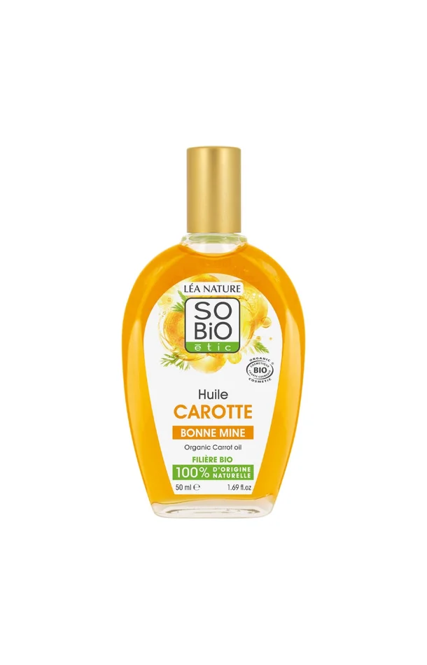 Huile végétale de carotte bio – Visage & corps – 50 ml