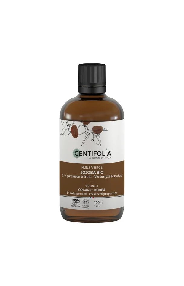 Huile vierge de jojoba bio 100% pure – 100 ml