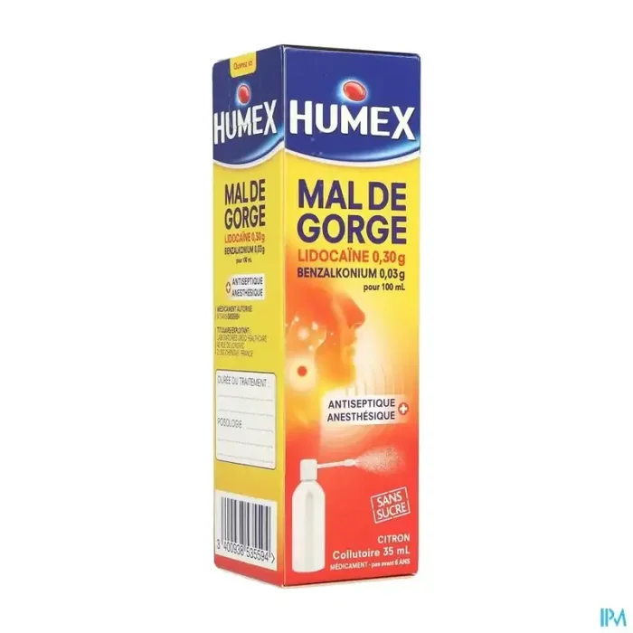 Humex mal gorge collutoire 35ml
