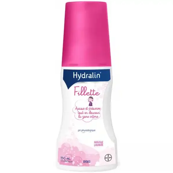Hydralin Fillette Mousse Lavante 150 ml soin zone intime