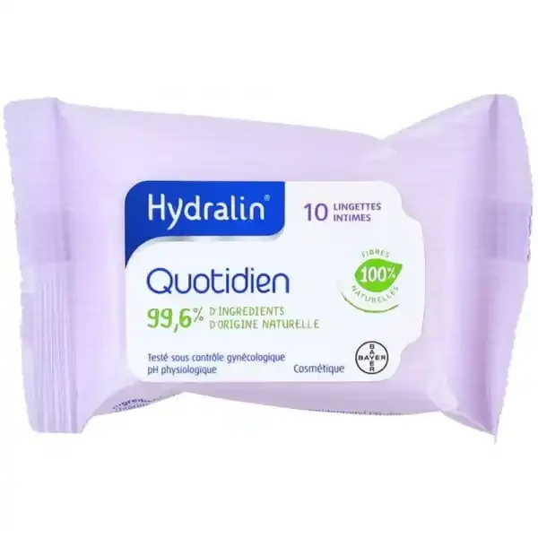 Hydralin Protection Quotidienne Lingettes Intimes x 10