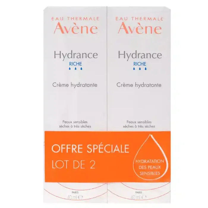 HYDRANCE RICHE CREME HYDRATANTE LOT 2X40ML AVENE