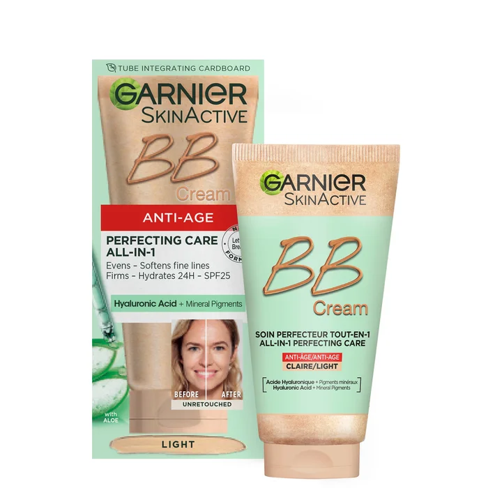 Hydratant teinté BB Crème anti-âge SPF25 SkinActive Garnier – Light