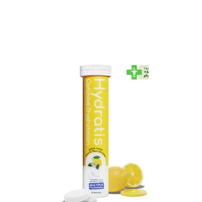 Hydratis Arôme Citron Fleurs de Sureau – 20 pastilles