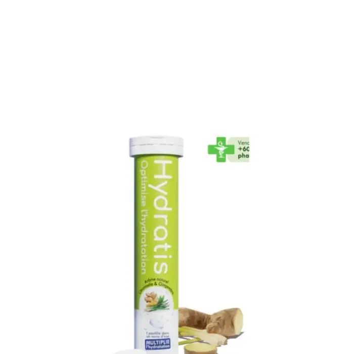 Hydratis Arôme Citronnelle Gingembre – 20 pastilles