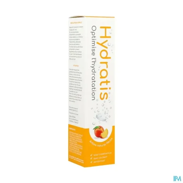 Hydratis comprimé effervescent peche