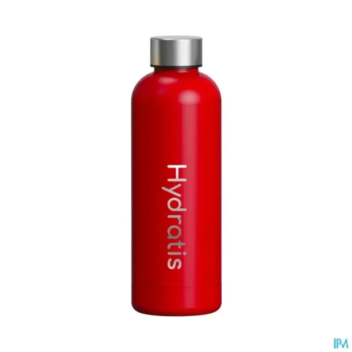 Hydratis gourde inox rouge 500ml