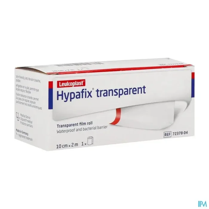 Hypafix transparent film adhesif 2m x 10cm