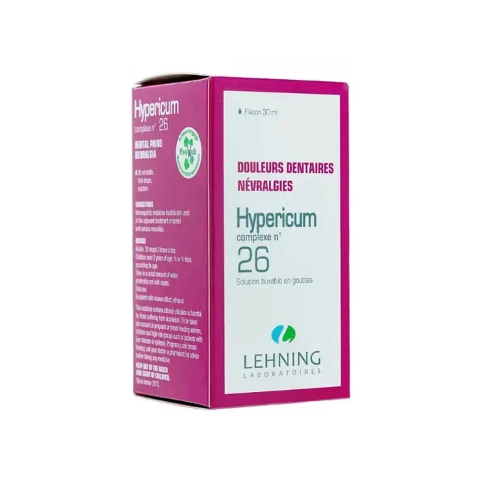 HYPERICUM COMPLEXE N 26 GOUTTES LEHNING