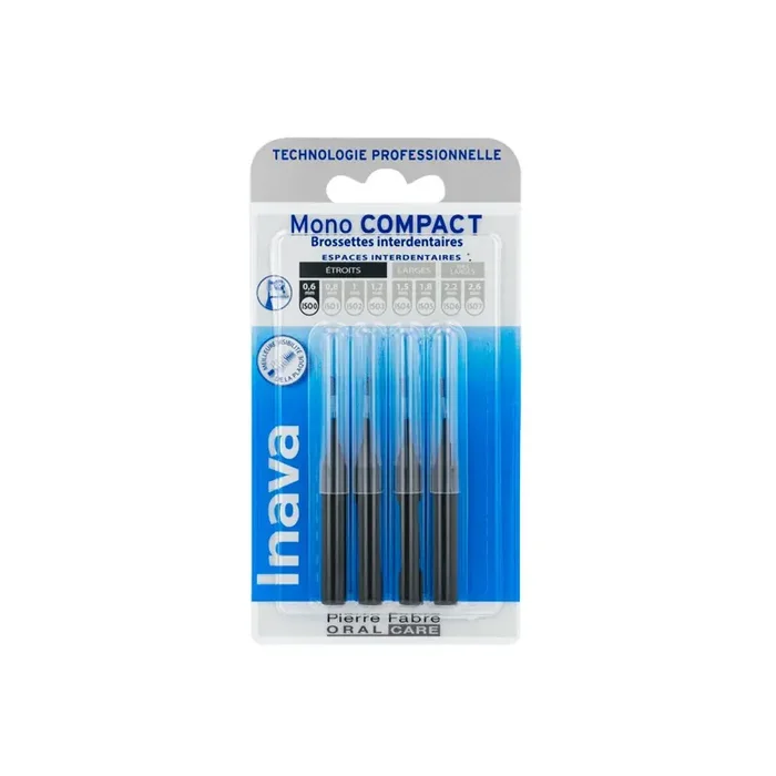 Inava 4 brossettes mono compact noire