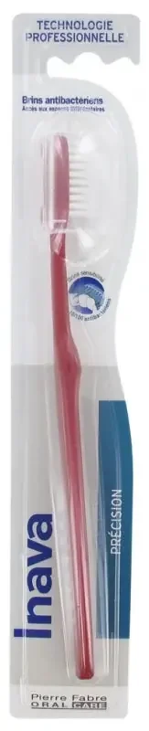 Inava Brosse à Dents 10/100 Précision – Couleur Rouge