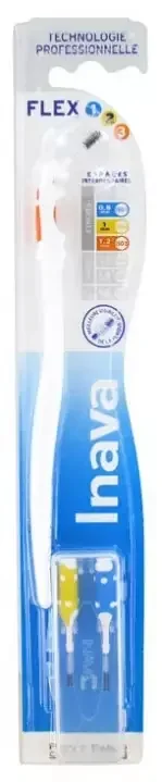 Inava Brossettes Flex Manche Long Interdentaires