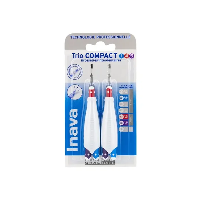 Inava Trio Compact ISO 145 brossettes interdentaires